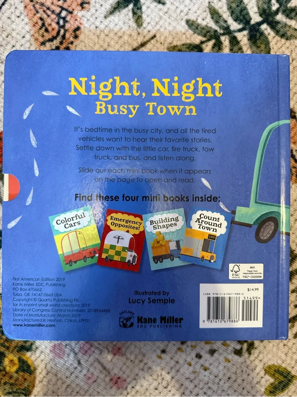Usbourne Night Nighy Busy Town Board Book